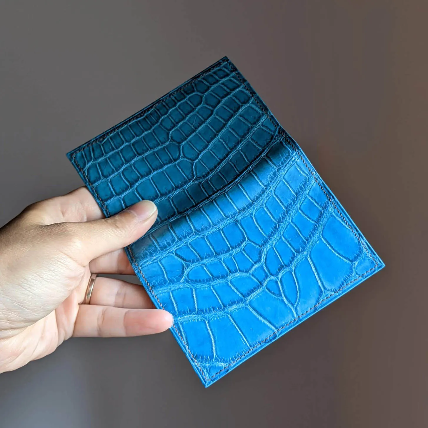 possala designs blue custom wallet
