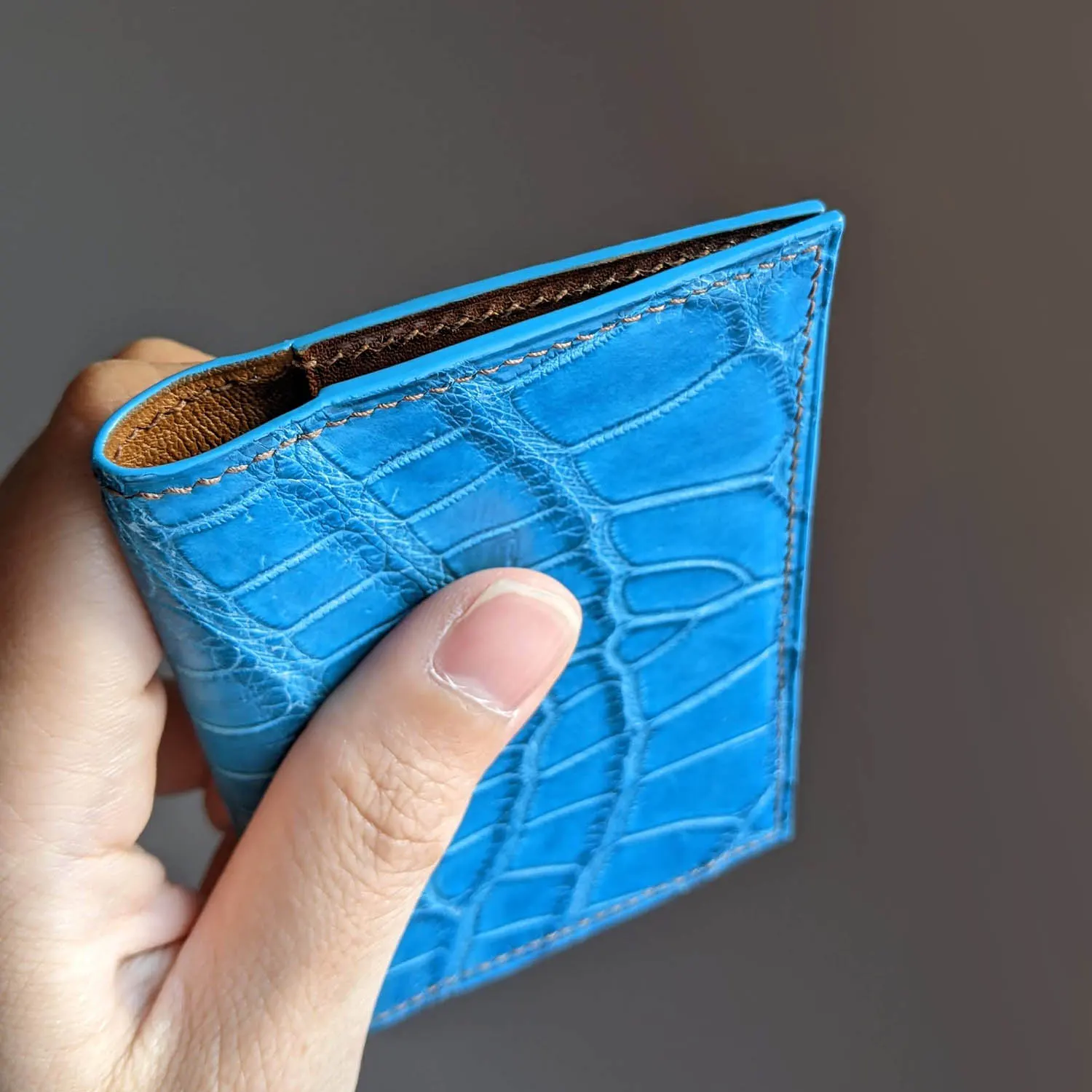 handmade artisanal card wallet