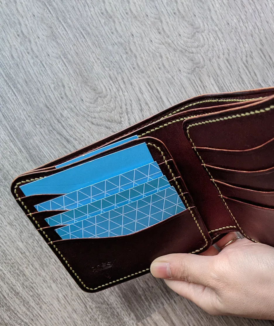 handmade spanish wallet with pockets
