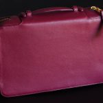 handcrafted bespoke leather zipper portfolio