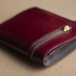 travel wallet in red 