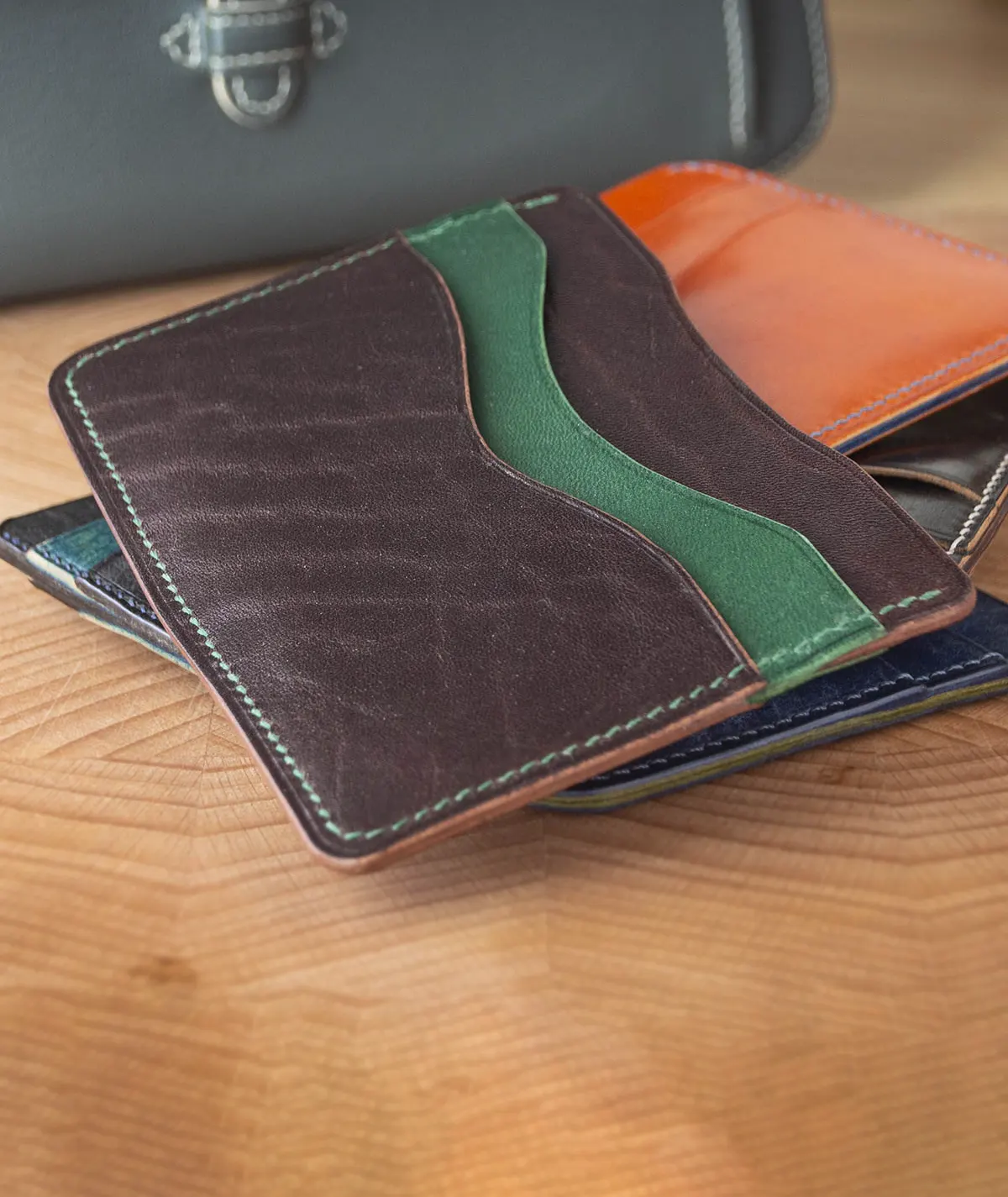 possala designs handmade leather wallet