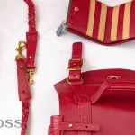artisanal leather handbag and wallet