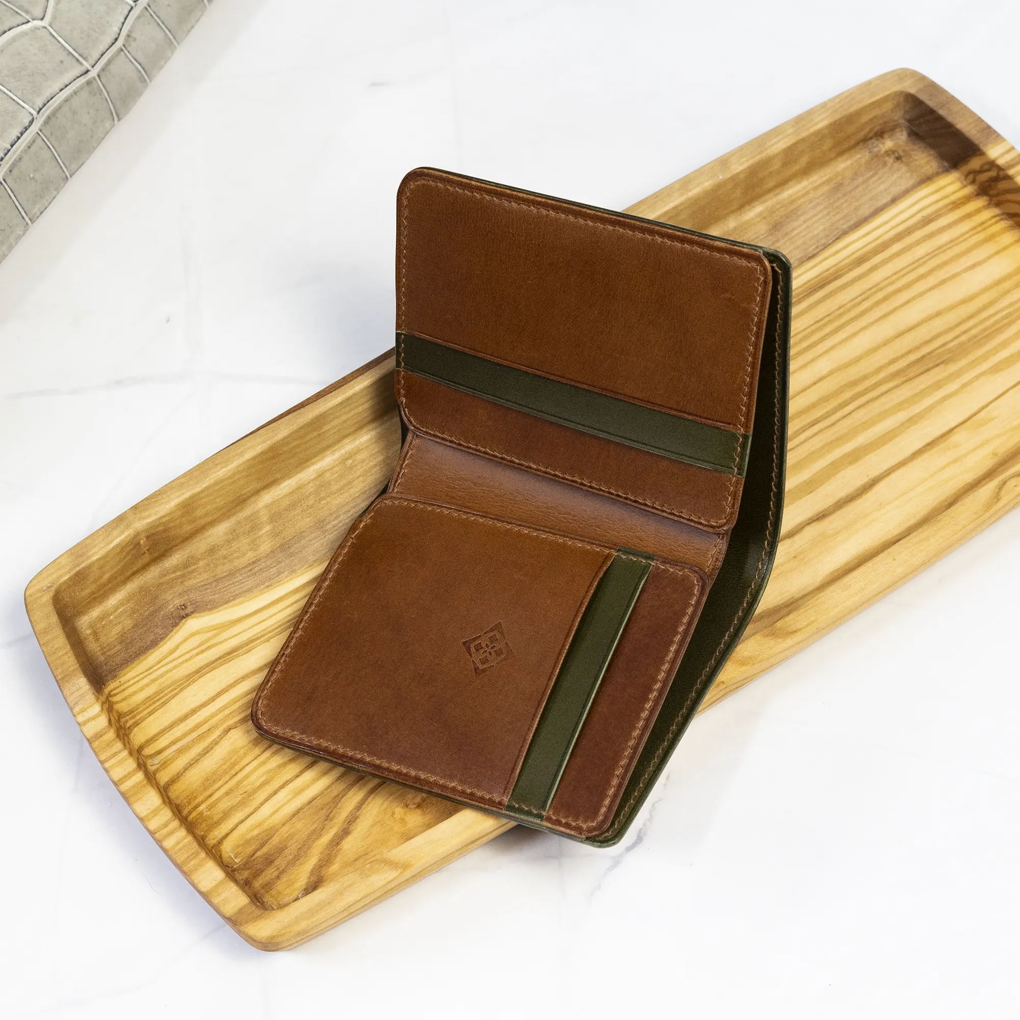 possala designs handmade vertical bifold wallet