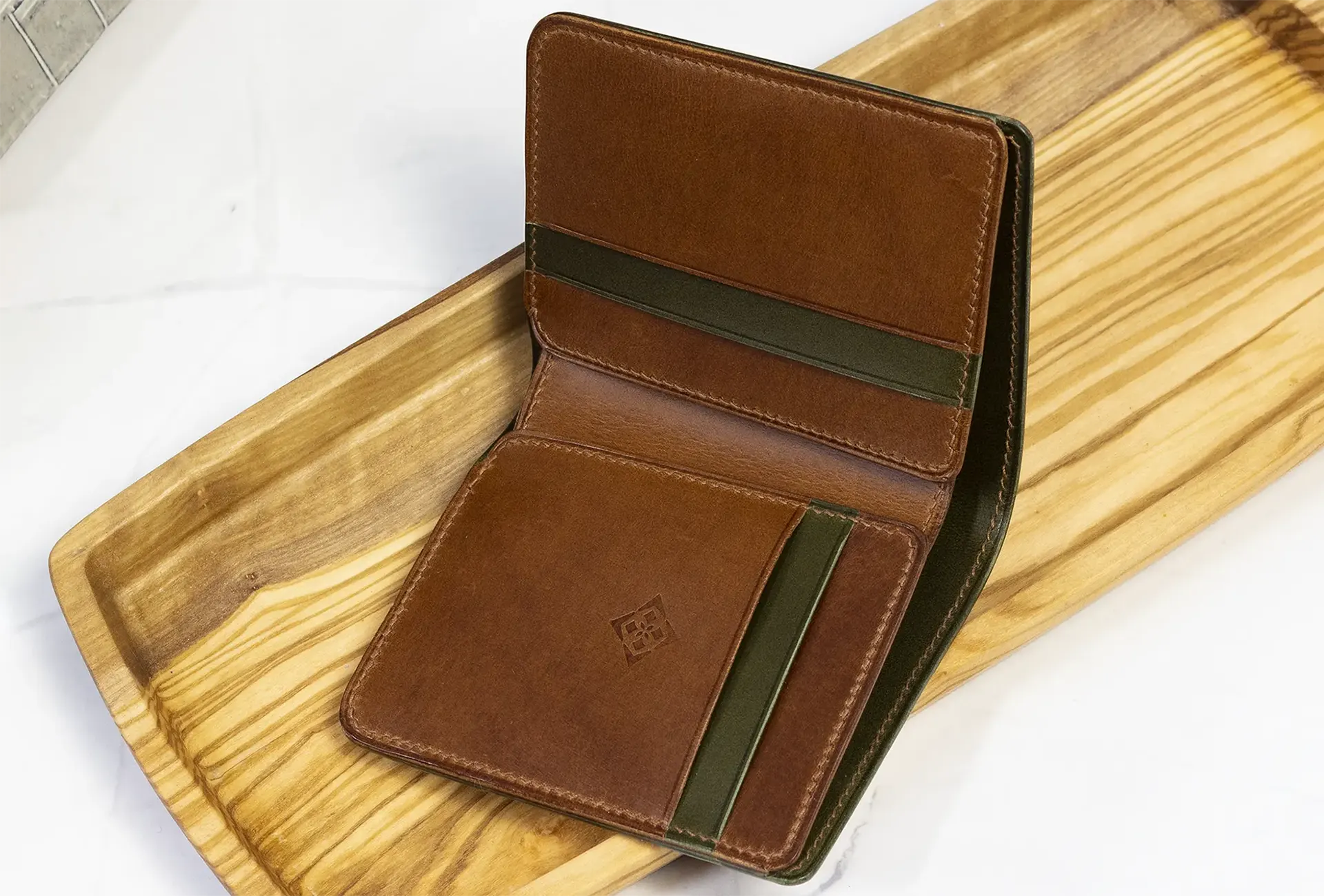 possala designs handmade vertical bifold wallet