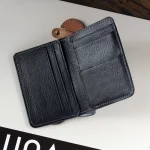 possala designs black chevre handmade wallet