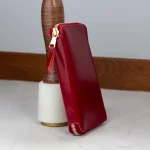 possala designs handmade shinki shell cordovan zipper pen case
