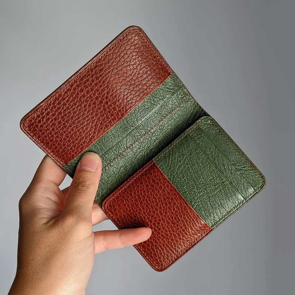 possala designs green brown pocket organizer leather high quality