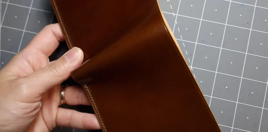japanese whiskey shell cordovan handmade wallet possala designs