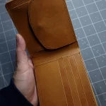 possala designs handmade shell cordovan wallet with coin pouch
