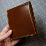 possala designs handmade japanese shell cordovan leather wallet